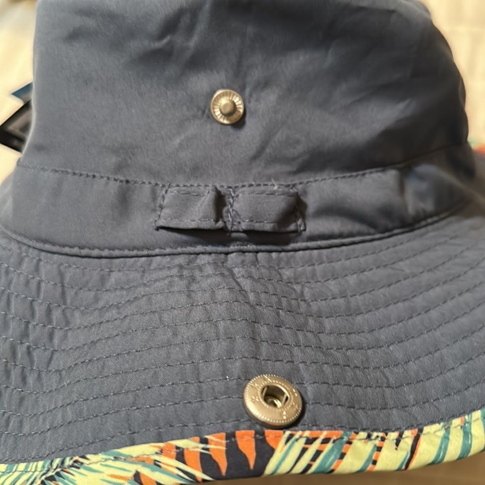 MISSION OS Unisex Blue Tropical UPF 50 Hydroactive Cooling Anywhere Boonie Hat - Picture 13 of 16